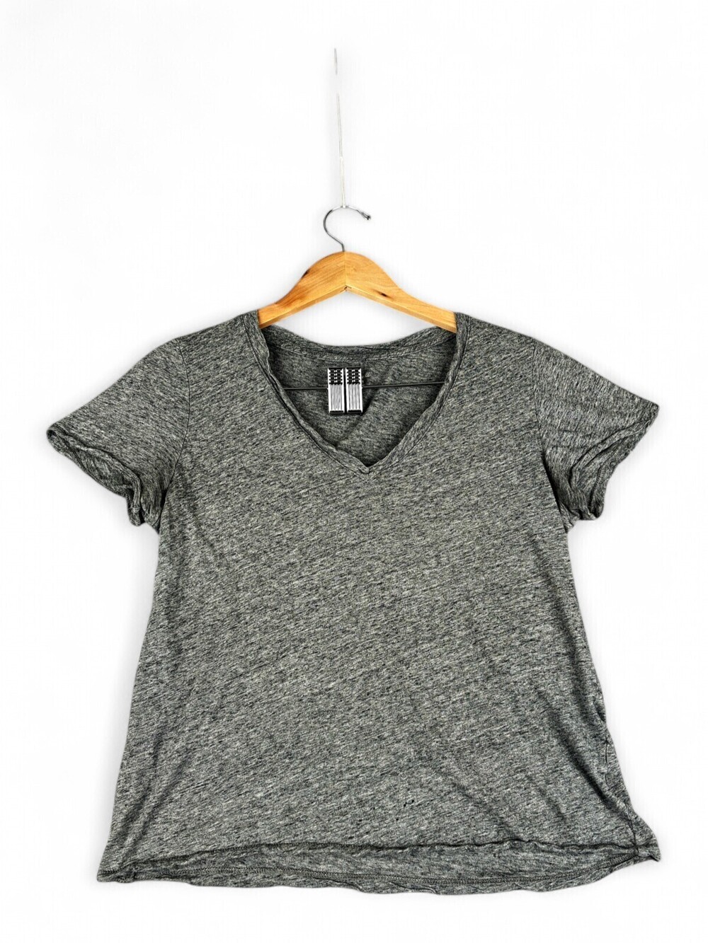 Madewell Women's Heathered V-Neck Short Sleeve Tee Size S